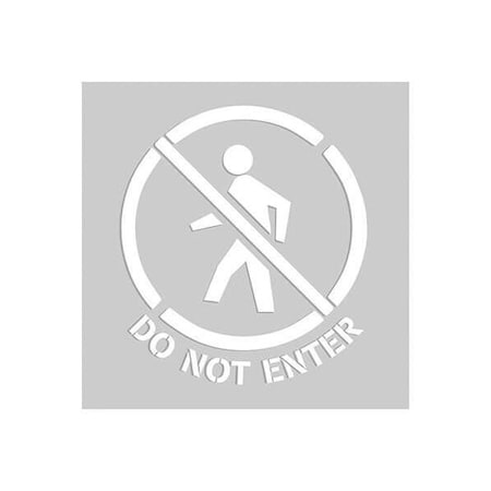 Accuform Floor Marking Stencil PMS204